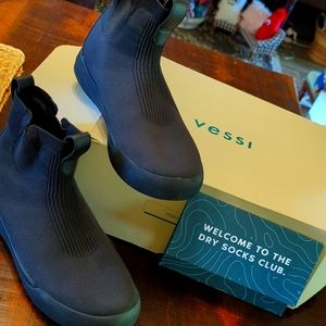 Men's black vessi waterproof shoes